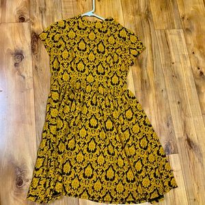 Yellow and black Merona dress